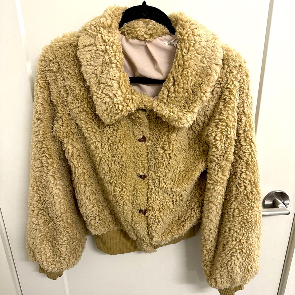 Tularosa sherpa / teddy jacket (never worn)